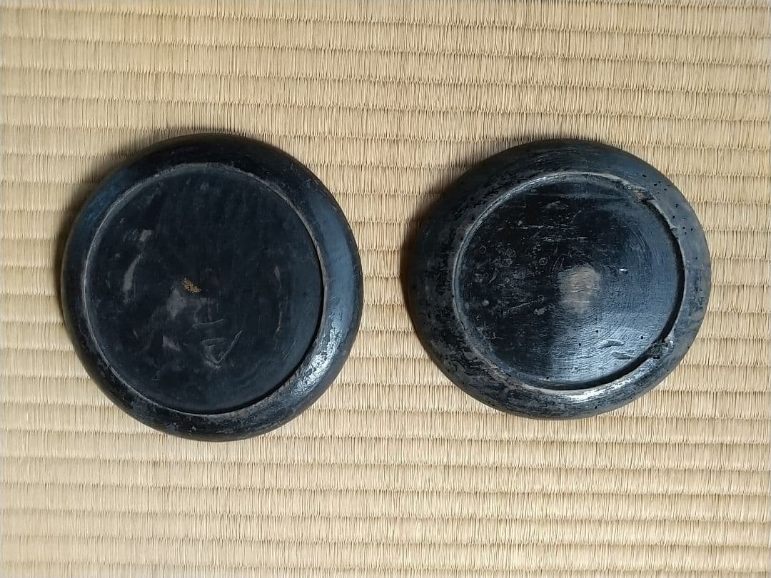 最終価格 江戸時代 漆絵 木皿 古民藝 2枚セット 古道具