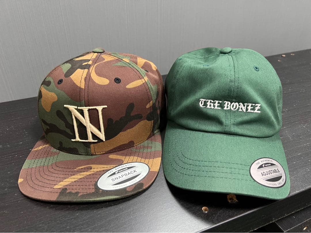 THE BONEZ 迷彩 キャップ THE BONEZ 迷彩柄 スナップバック キャップ