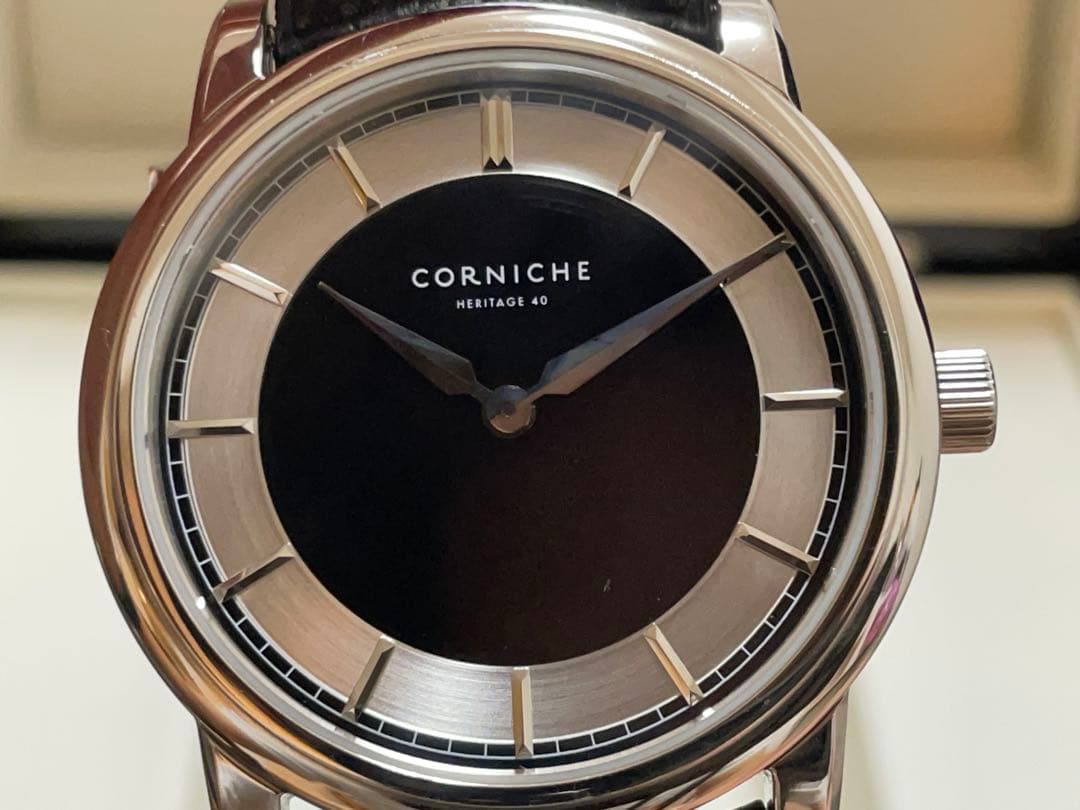 Corniche Heritage 40 黒文字盤