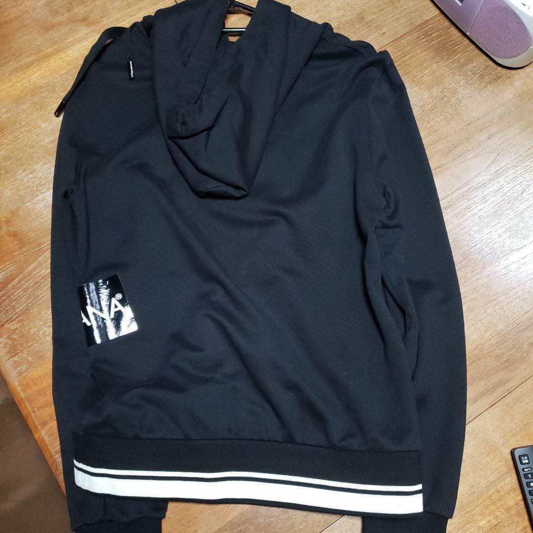 3回試着のみ ドルチェ&ガッバーナ パーカー ブラック サイズ44