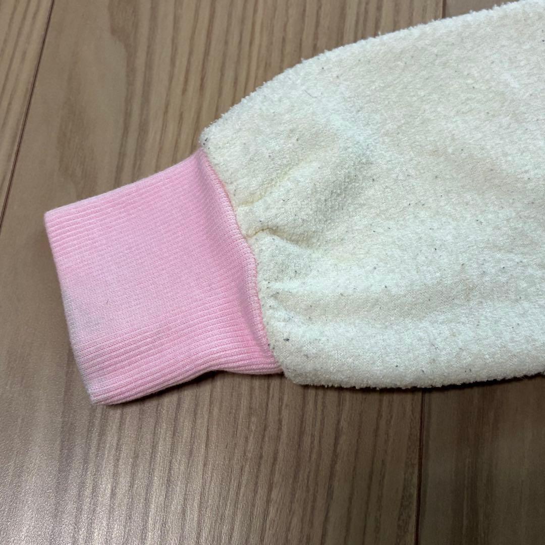 メゾピアノ　ピンク　刺繍　キャラクター　 長袖トレーナー　130cm