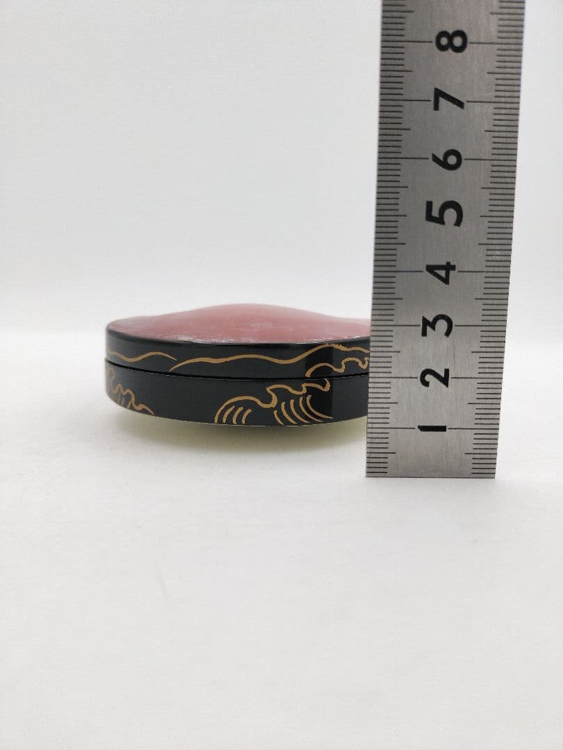 【セール】b806【新品・未使用】香合 月日貝 鈴木光入 玄々好 木箱 茶道具