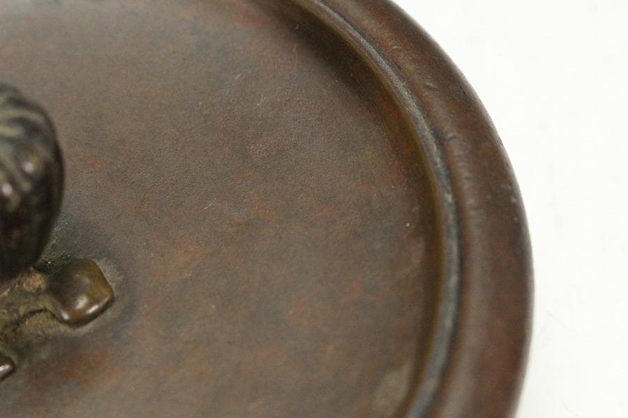 龍文堂造 山水紋 鉄瓶(K-XA822)