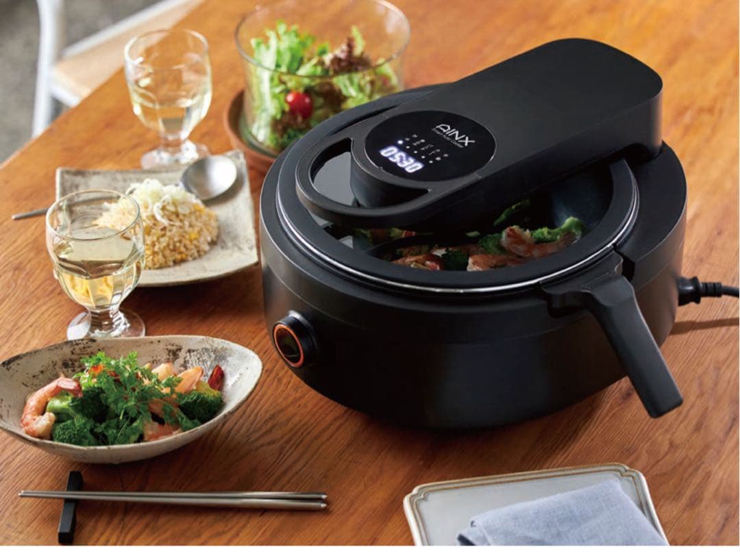 新品未開封 スマートオートクッカー 自動電気調理鍋 AX-C1B AINX