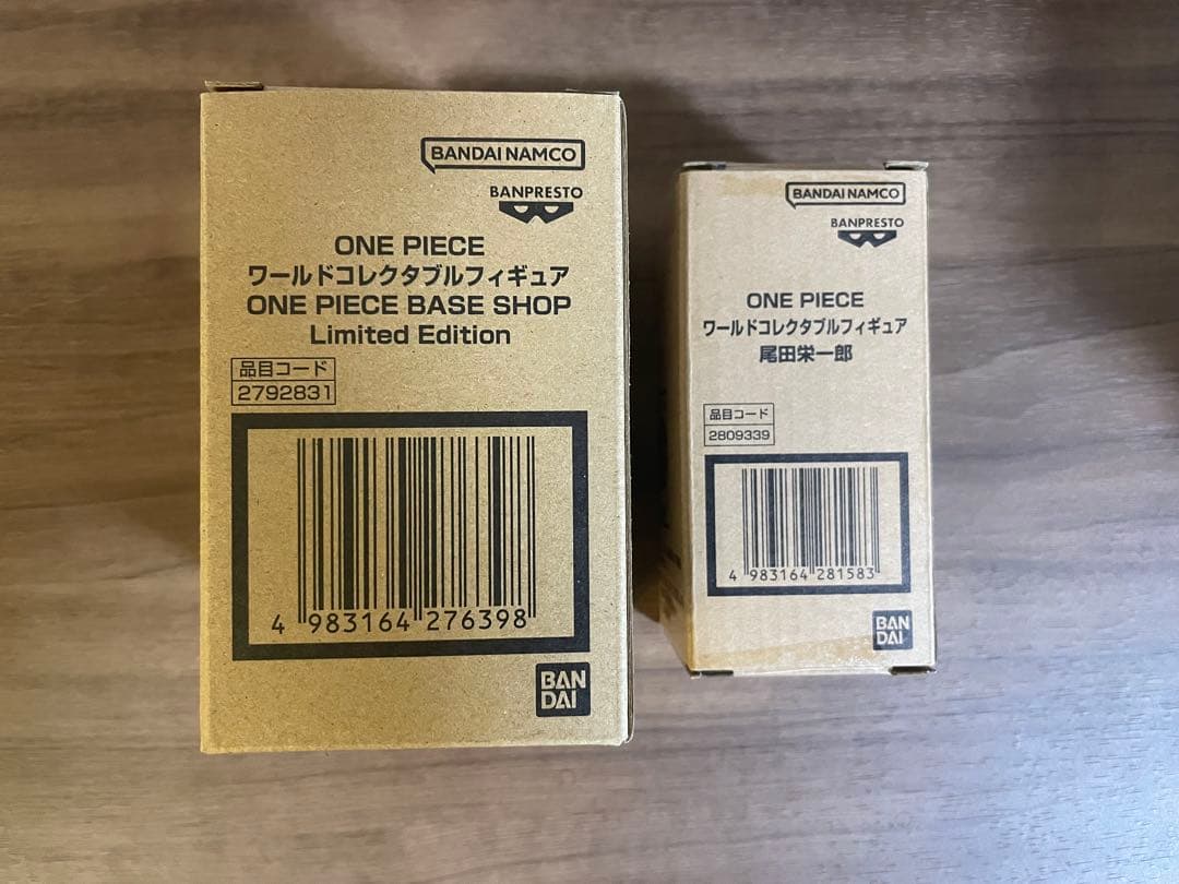 ONE PIECE BASE SHOP ワールドコレクタブルフィギュア2点セット - メルカリ