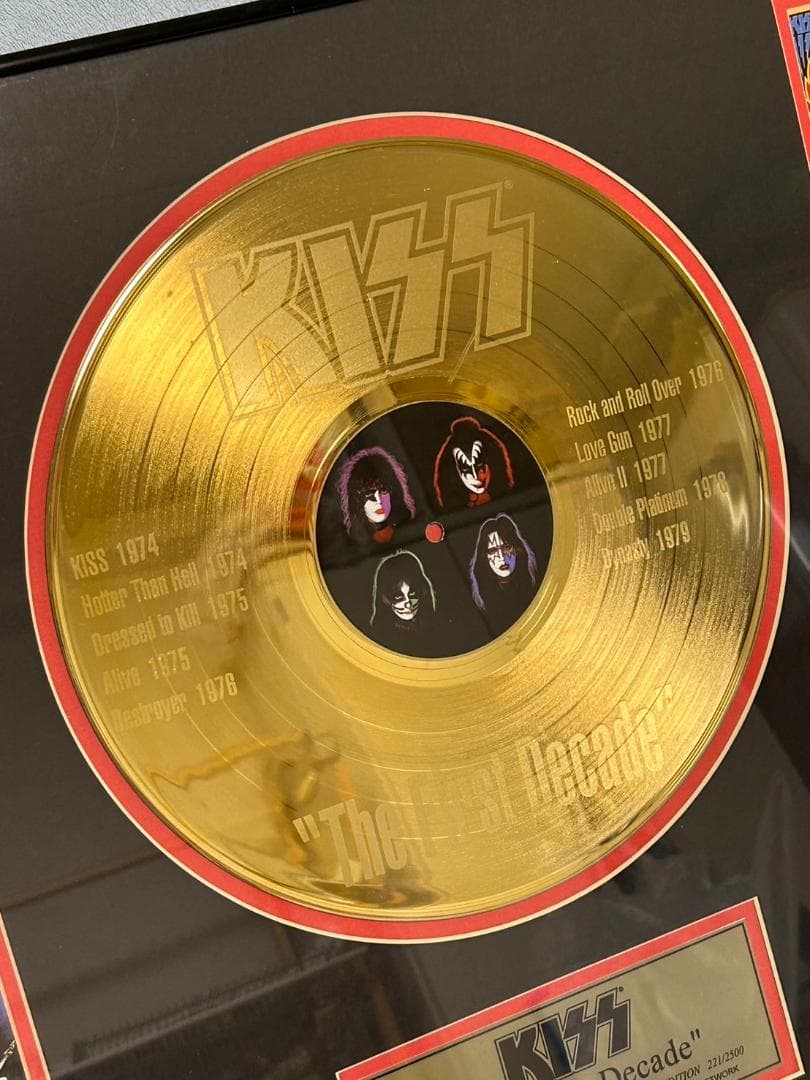 #キッス KISS 24kt ゴールドレコード