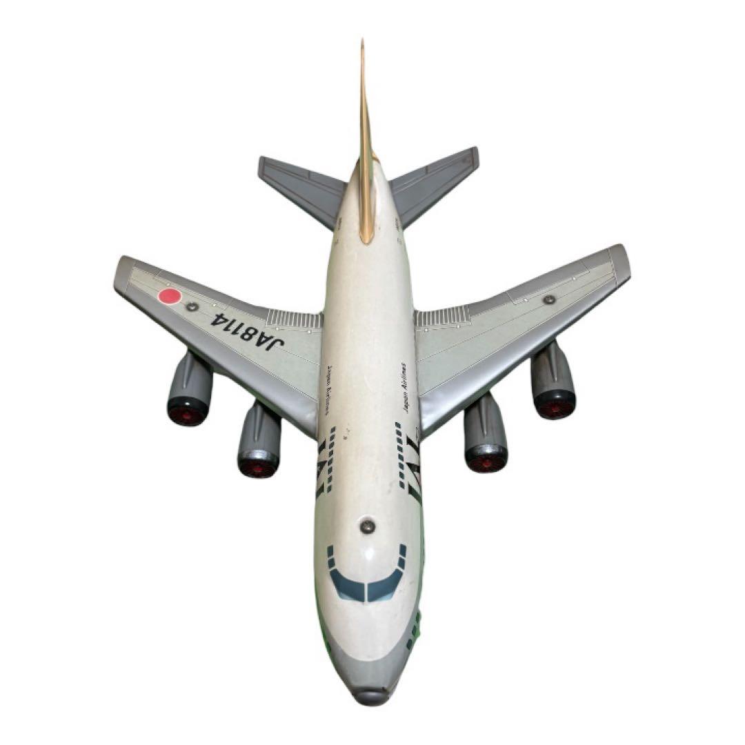 イチコー 日本航空 ジャンボジェット 747 JAL 金属玩具 ブリキ - メルカリ