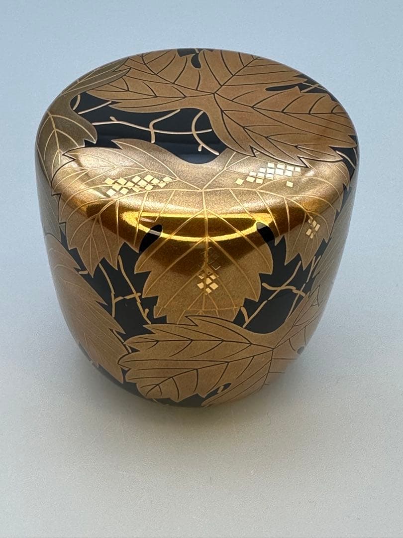 茶道具 棗 若島孝雄 蔦蒔絵 宗完 茶道具 棗 若島孝雄 蔦蒔絵 宗完