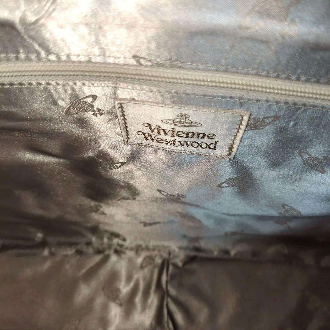 【美品】ヴィヴィアンウエストウッド千鳥格子柄ハンドバッグ