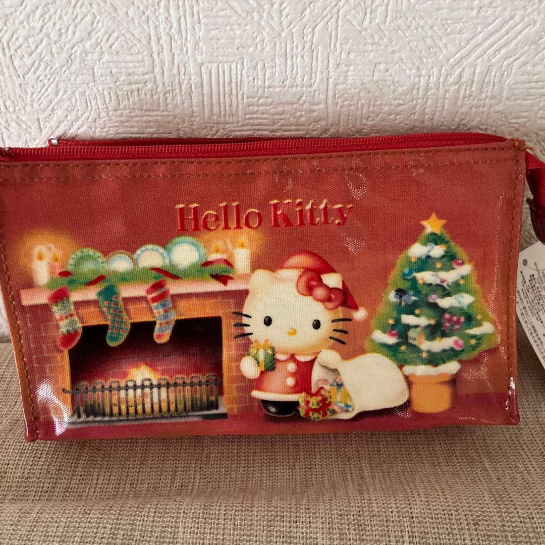 レア‼️Hello Kitty キティクリスマスポーチ 暖炉 サンタツリー ギフト