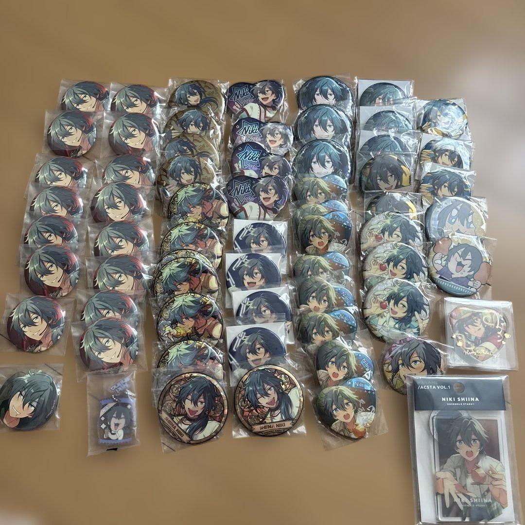椎名ニキ　缶バッチ　まとめ売り あんさんぶるスターズ あんスタ 椎名ニキ コレクション缶バッジ 販売