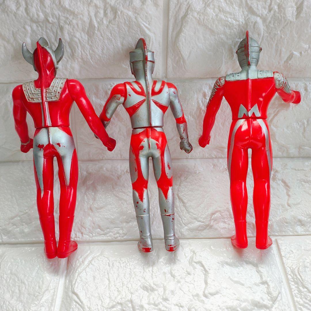 ウルトラマン 昭和ソフビ 3体まとめ 1983・1984年 ビンテージ