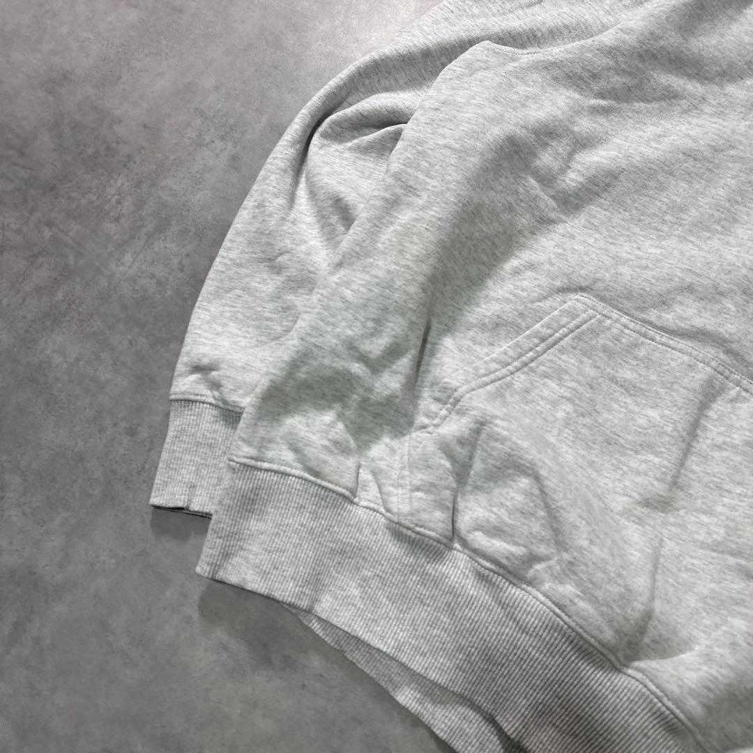 STUSSY 8ボール パーカー ステューシー フーディ 両面ロゴ グレー M