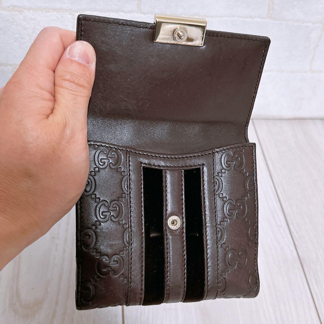 《美品》GUCCI(グッチ)折財布