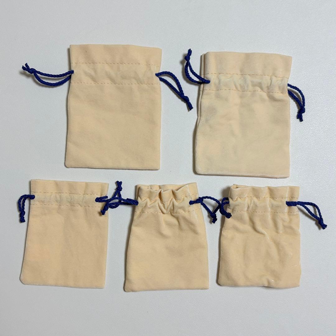 美品 ルイヴィトン アクセサリー用保存袋 巾着袋 10枚セット ベロア