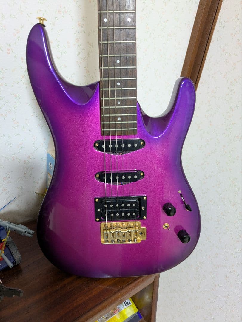 アリアプロⅡ　パープル エレキギター エレキギター ③ アリアプロ2 マグナシリーズ | ギレンザビ 商品紹介用