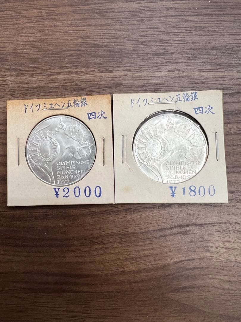 ミュヘン五輪記念銀貨1次〜6次までのセット