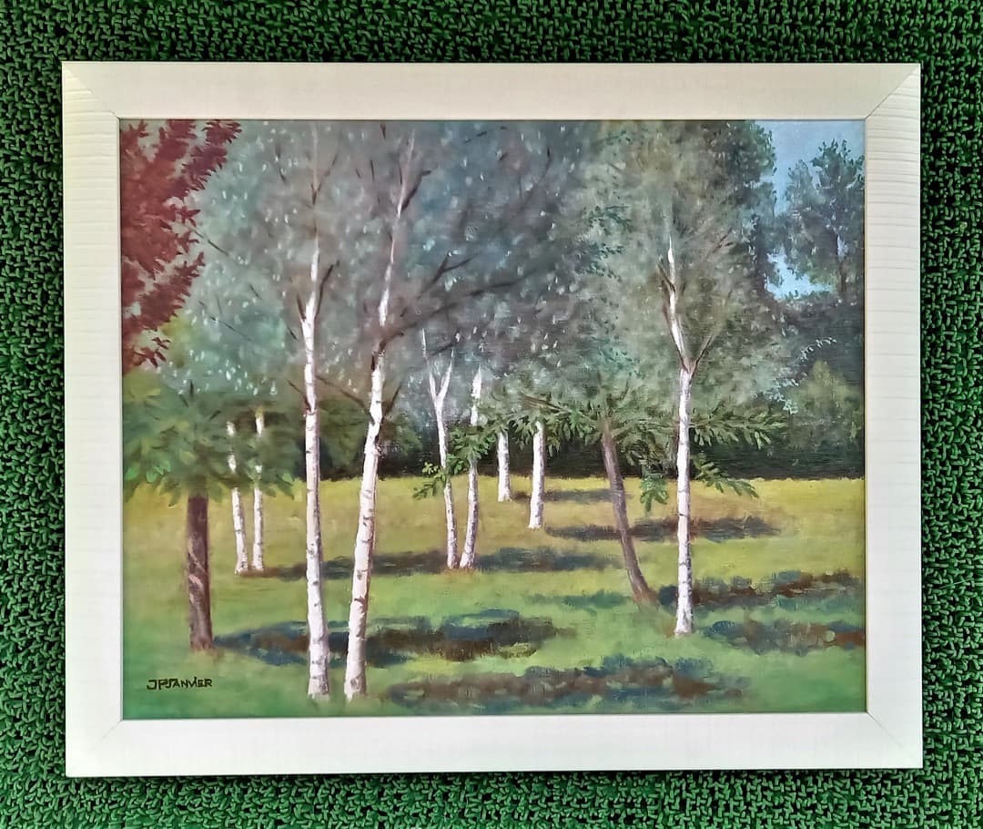 フランス人画家による絵画（油絵）