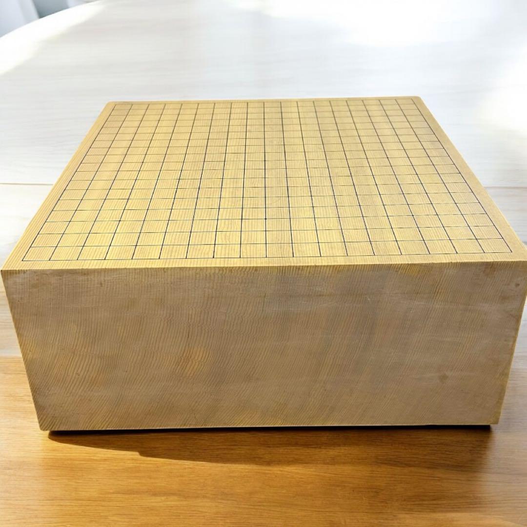 極上囲碁セット✨本榧 脚付き囲碁盤〈5.8寸〉 蛤碁石181個＋那智黒182個