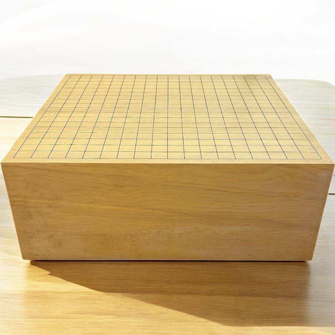 極上囲碁セット✨本榧 脚付き囲碁盤〈5.8寸〉 蛤碁石181個＋那智黒182個