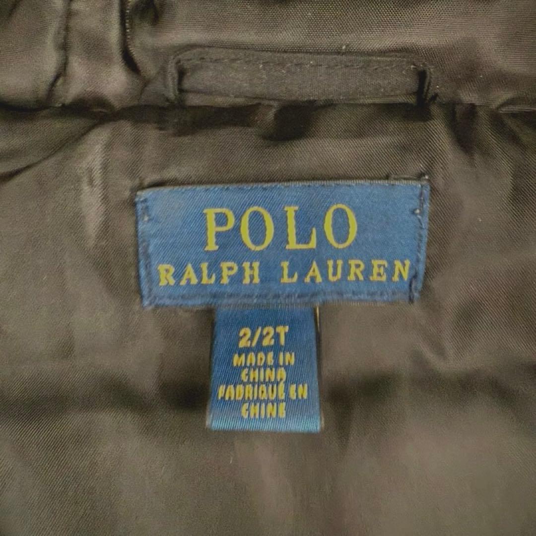 ★N★ Polo Ralph Lauren 黒 ダウンベスト 2T90cm