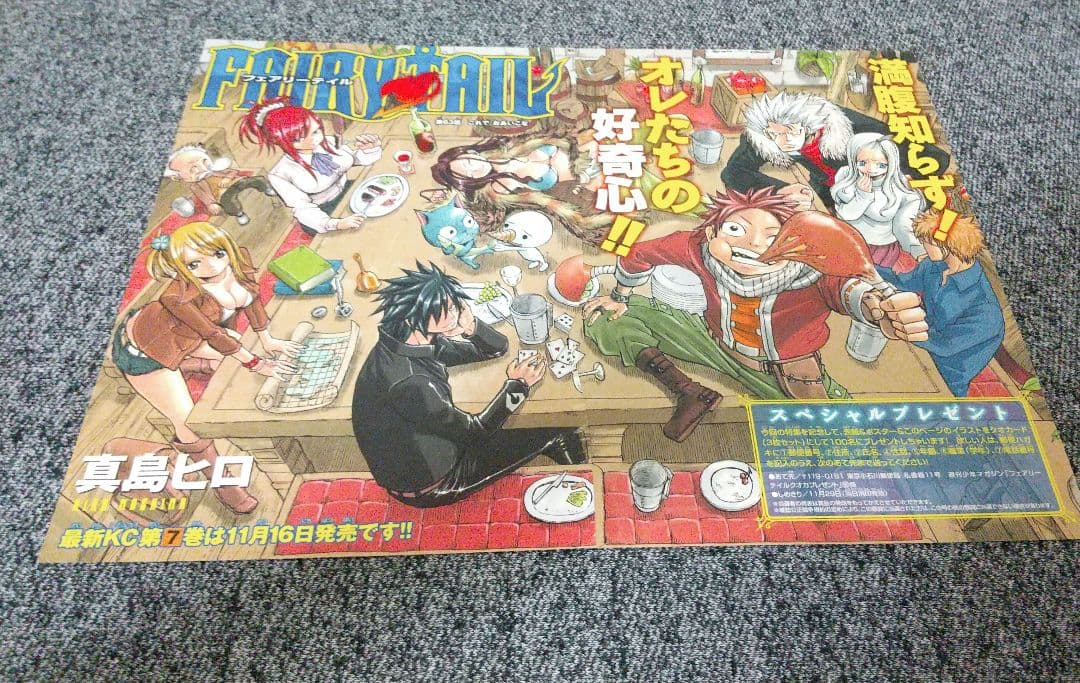 週刊少年マガジン FAIRY TAIL 真島ヒロ♡ 表紙 巻頭カラー 切り抜き