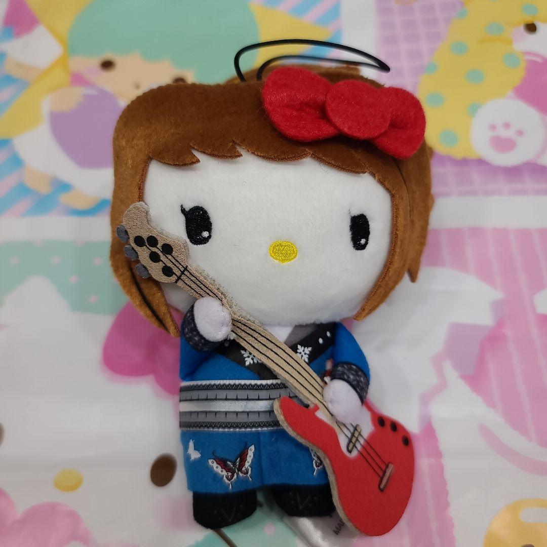 ハローキティ 和楽器バンド マスコットホルダー チャーム ぬいぐるみ 8体 新品
