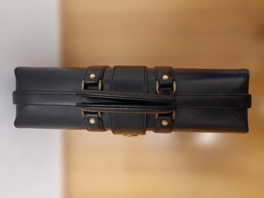 大峽 大峡製鞄 オーバーナイトケース ブラック 三陽山長別注 ビジネスバッグ