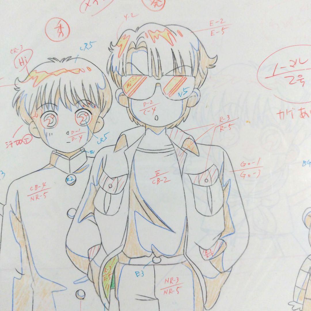 きんぎょ注意報 背景合致 セル画 5人 A15