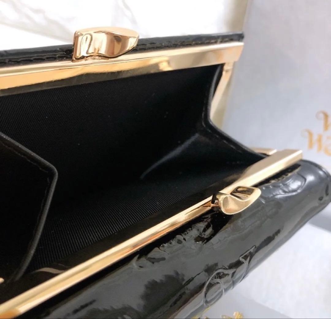大人気 新品】Vivienne Westwood エナメル黒 三つ折財布 - メルカリ