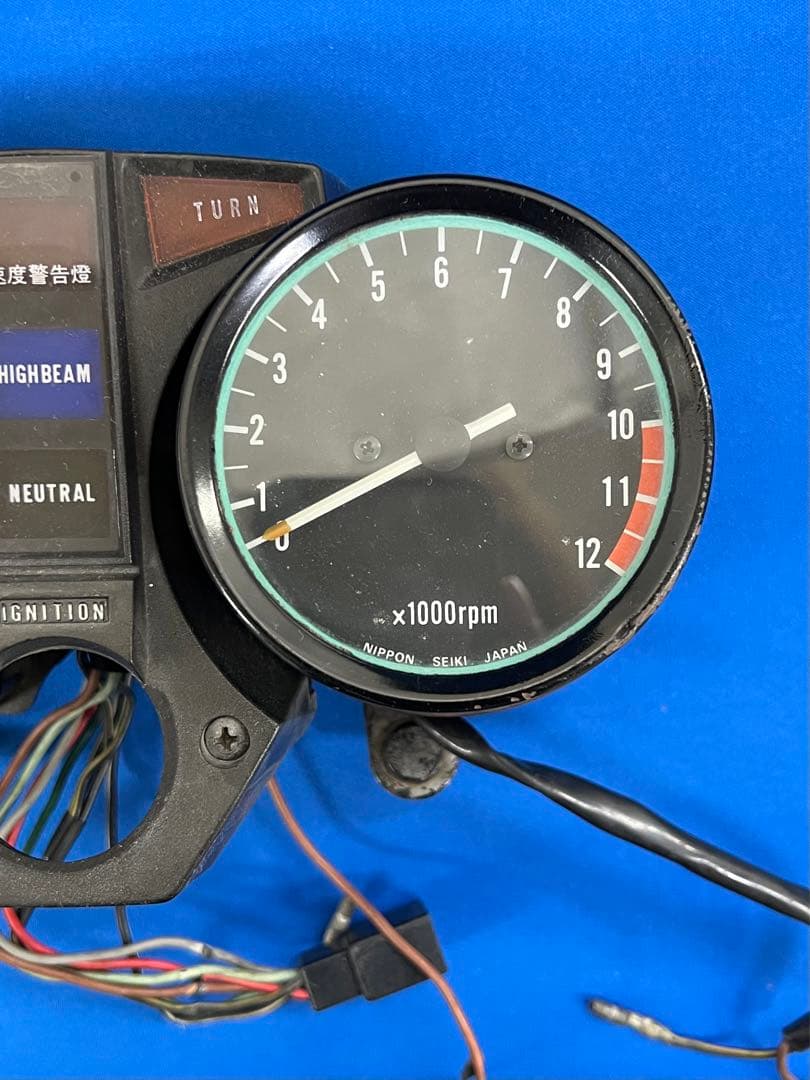 マ*ル様 値下げ！カワサキ Z250FT タコメーター スピードメーター 中古