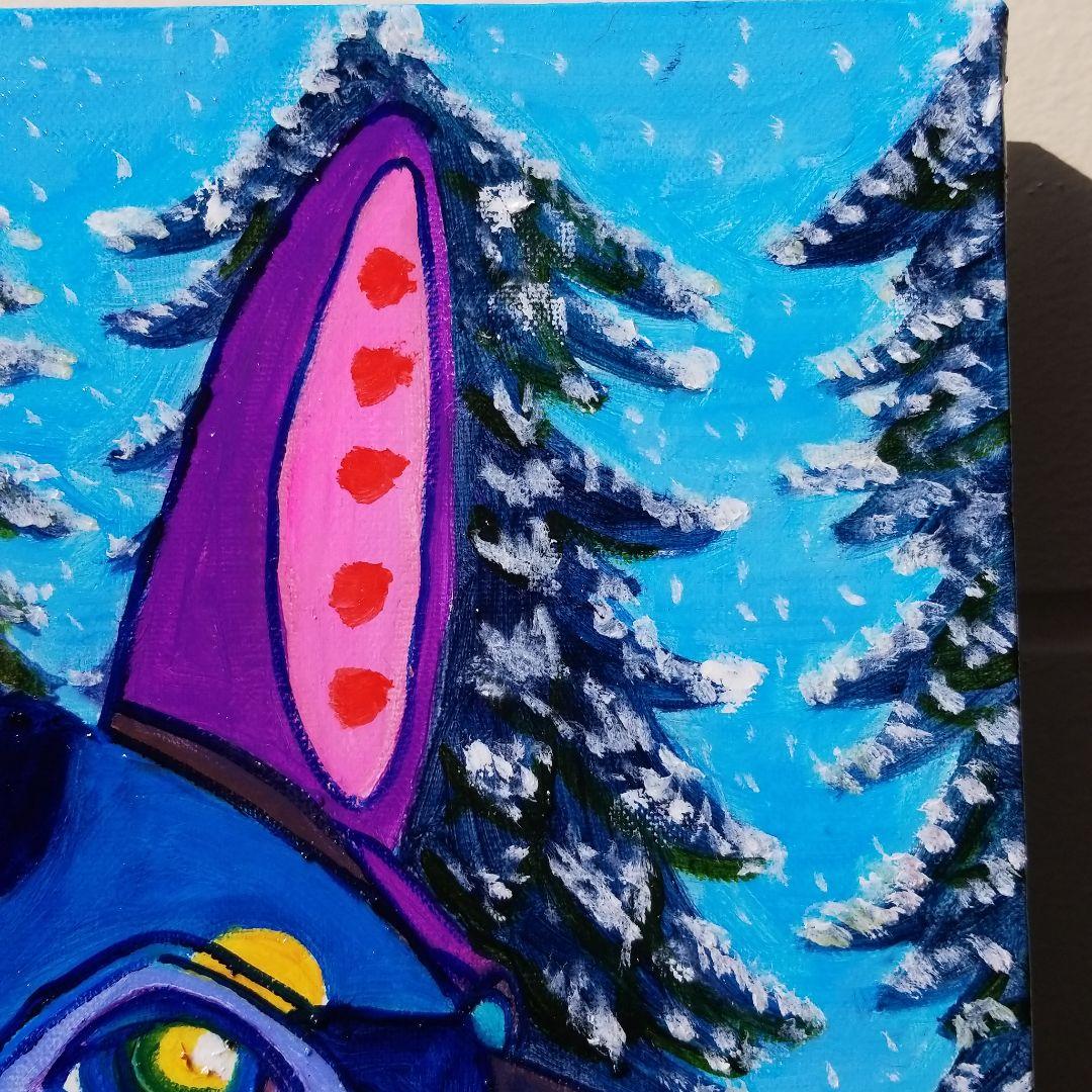 油絵 専用 冬のまあろちゃん