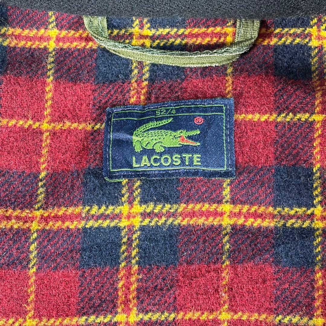 m*u様 【希少訳あり】80sラコステ ウール ハリントンジャケット