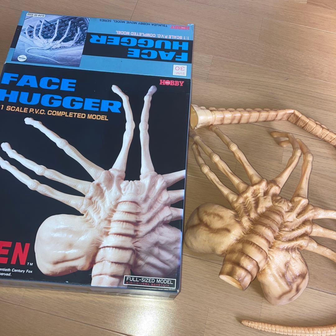 エイリアン　フェイスハガー　ソフトビニール実物大モデル　1995年製　ALIEN