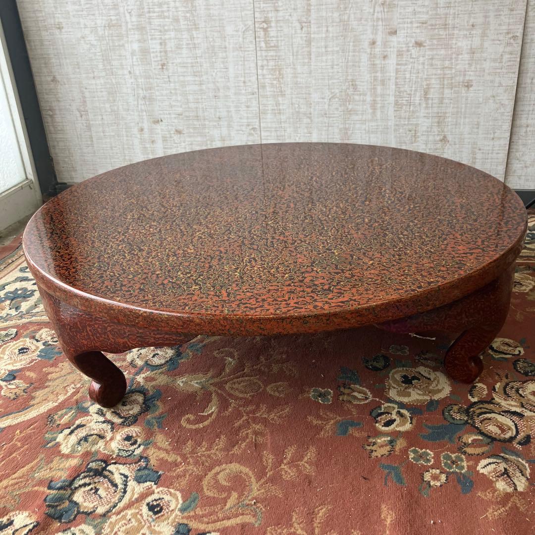 🔷🔶🔷FI16/17 円卓 丸テーブル 座卓 直径125cm 木製 無垢材 ちゃぶ台