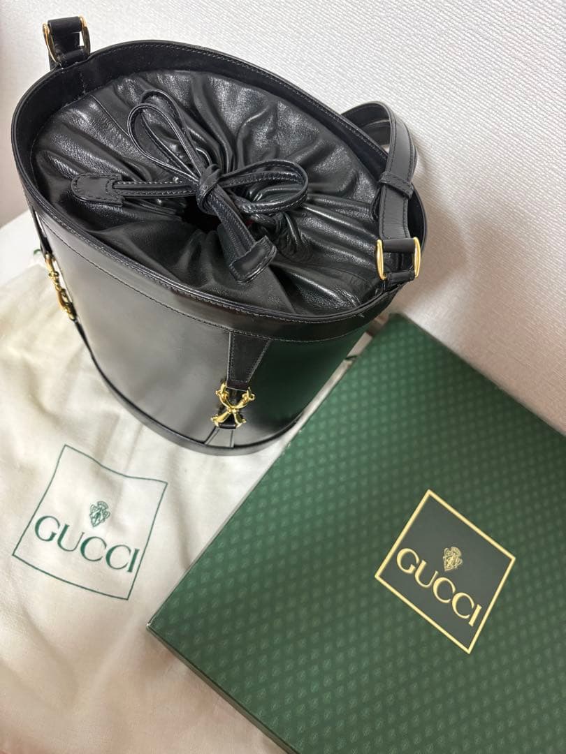 グッチ ショルダーバッグ GUCCI Gucci 長さ調節可能 ブラック