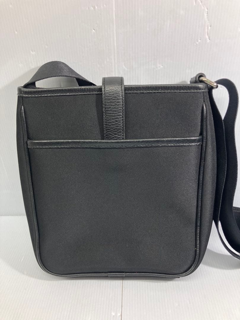 【BURBERRY/バーバリー】ショルダーバッグ キャンバス レザー チェック柄