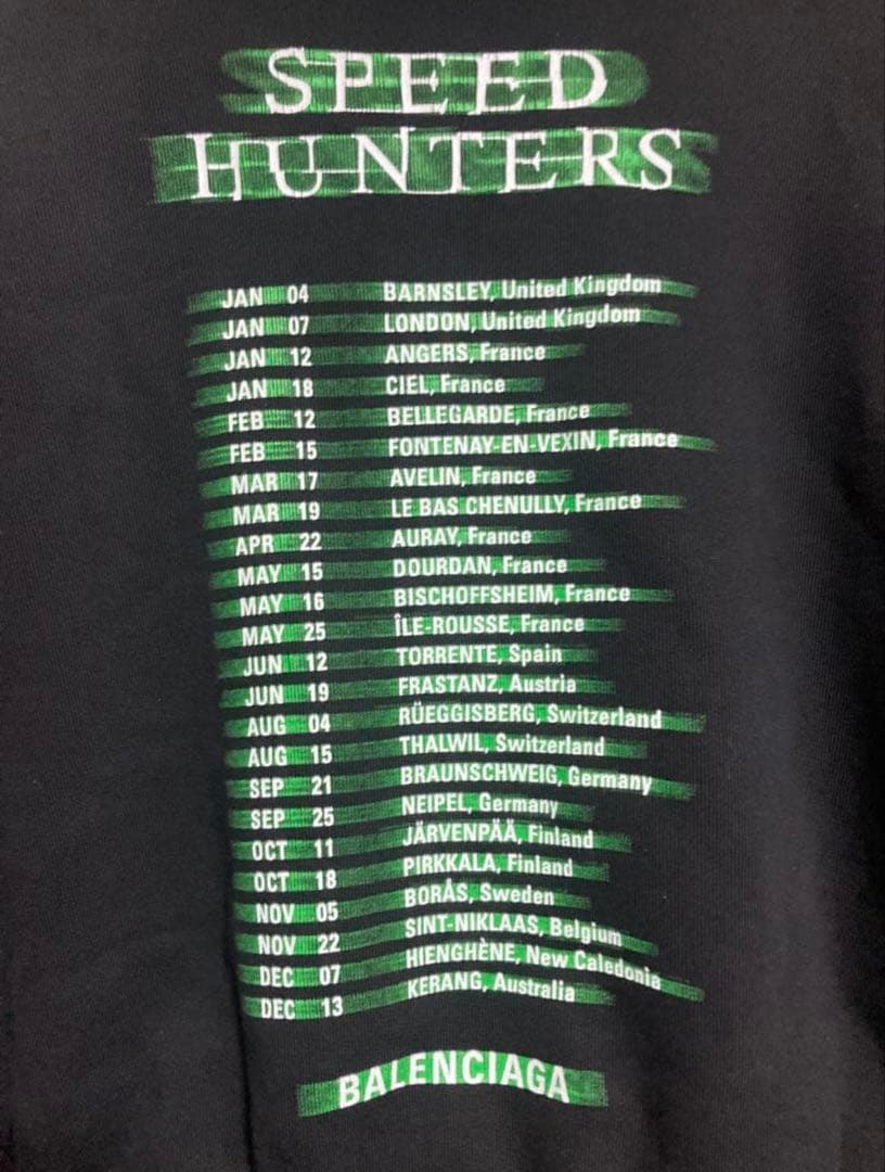 BALENCIAGA スピードハンター ジップパーカー パーカー
