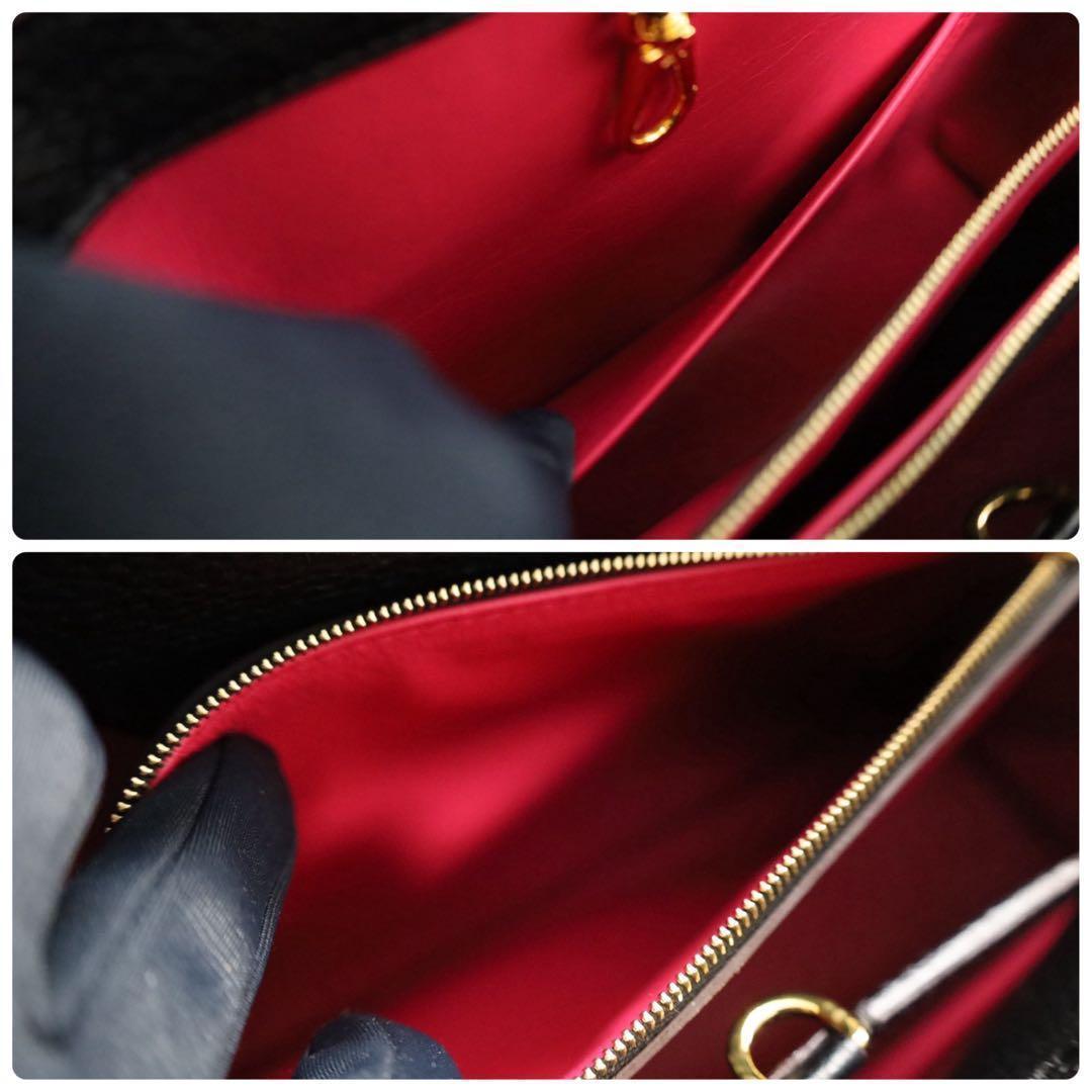 専用　ルイヴィトン カプシーヌMM トリヨンレザー ブラック ハンド 黒