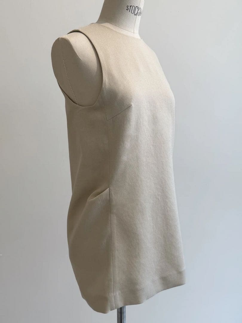 【H】neau linen tops cream