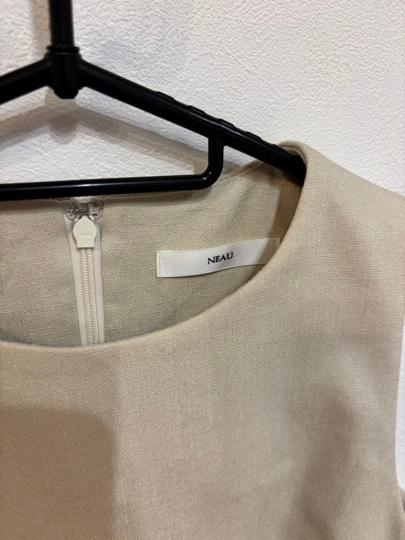 【H】neau linen tops cream