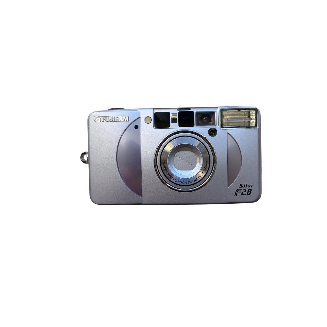 美品】 FUJIFILM フジフィルム Silvi F2.8 フィルムカメラ