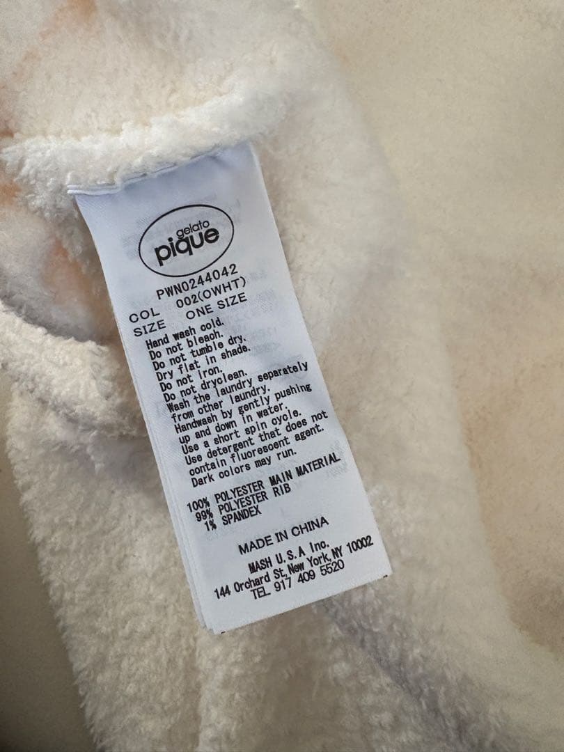 GELATO PIQUE ホワイトルームウェア