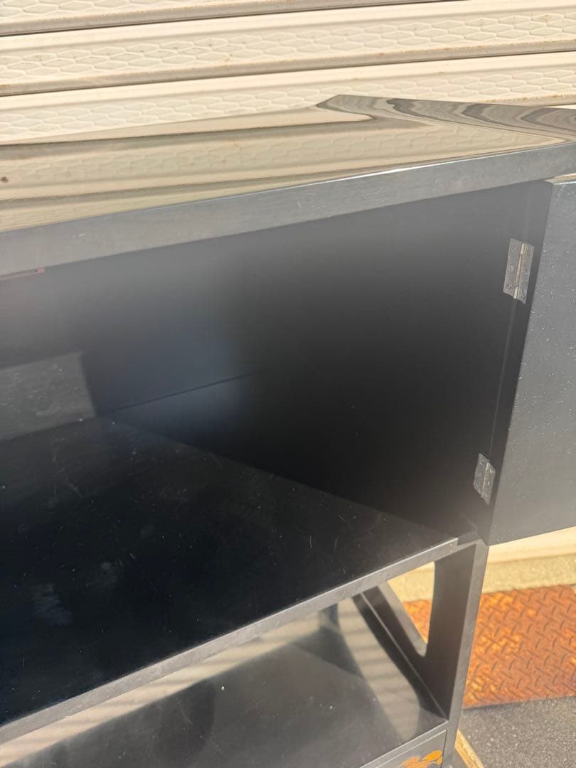 飾り棚 漆塗り 和家具 高級 茶棚 蒔絵 古民家 和風 飾棚 ディスプレイ棚