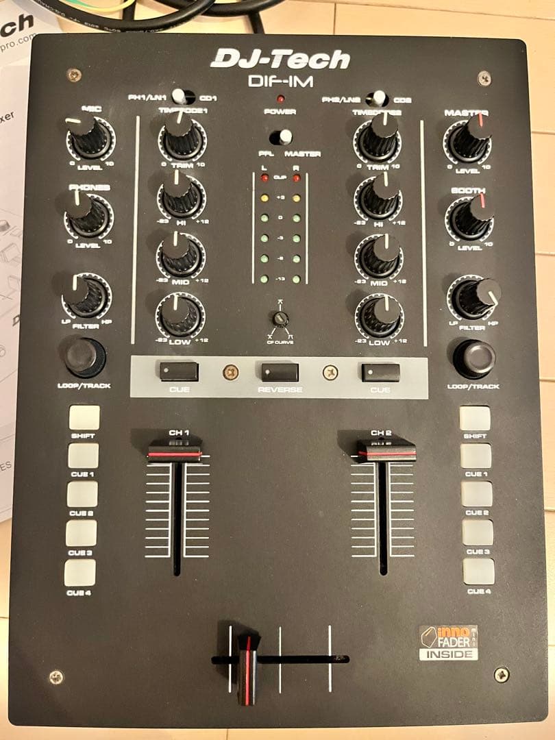 DJ 機材　DJミキサー　DJ−Tech DIF−1M 店頭デモ品のDJ Tech DIF-1Mが入荷しました！！