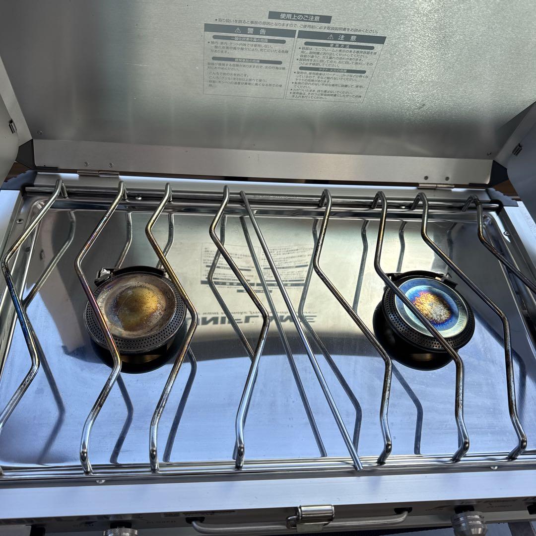 UNIFLAME キッチン　ツーバーナーコンロ 収納ケース付き　ユニフレーム