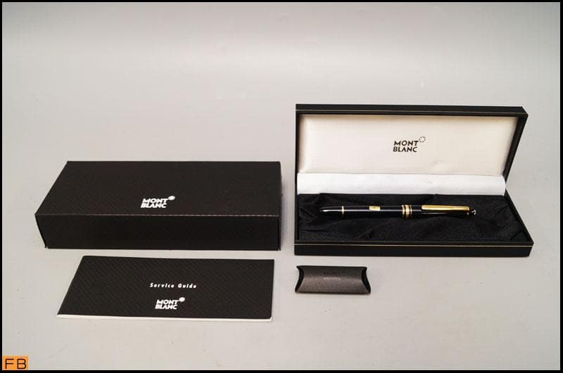 未使用 モンブラン 万年筆 ペン先14K マイスターシュテュック ケース付 箱付 MONTBLANC（モンブラン） 万年筆 149 マイスターシュテュック ゴールド