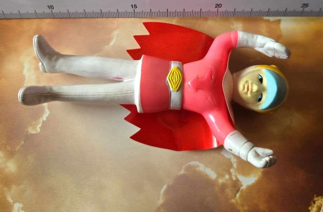 万創　ガッチャマン　白鳥のジュン　ソフビ