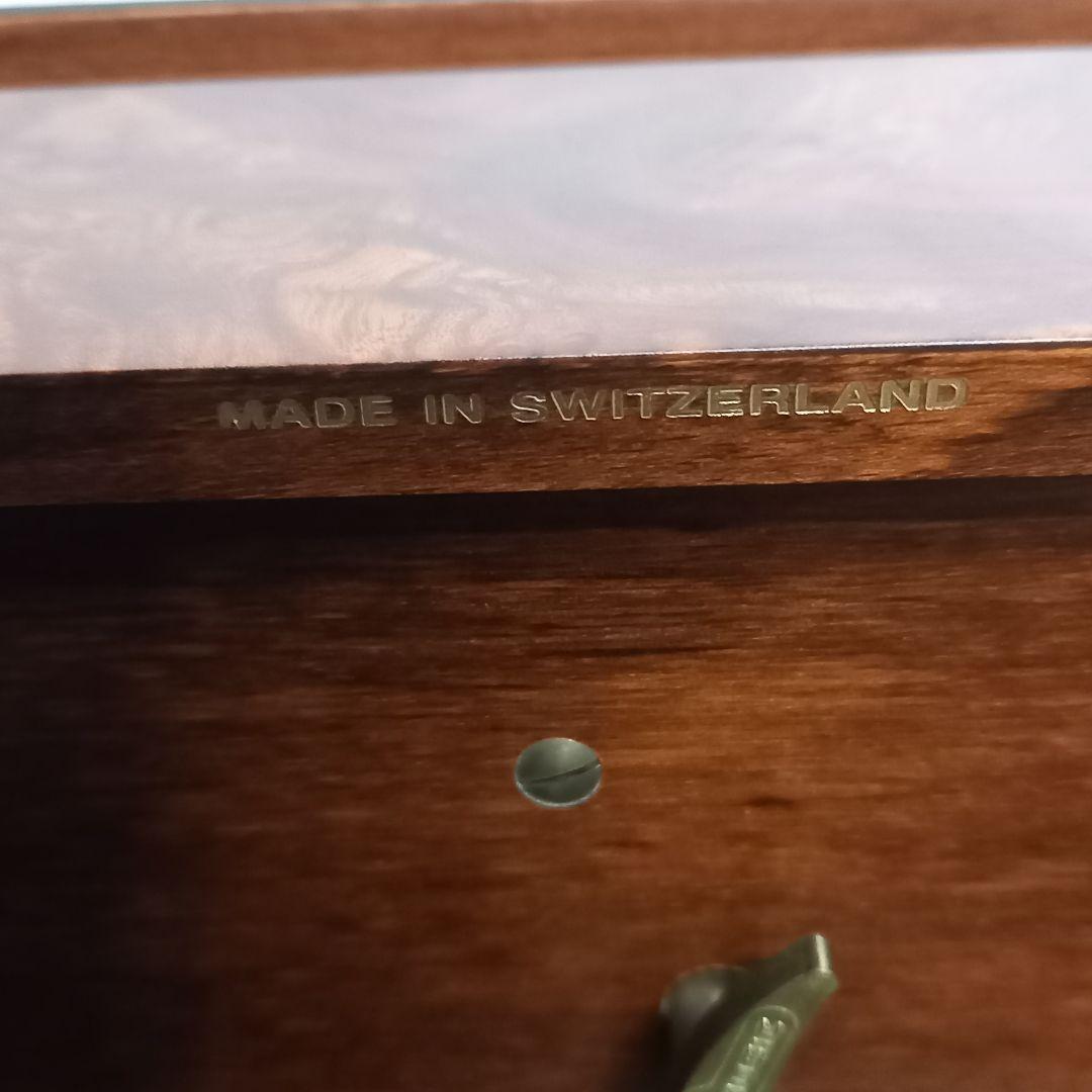 【美品】reuge リュージュオルゴール36弁 小物入れ付き