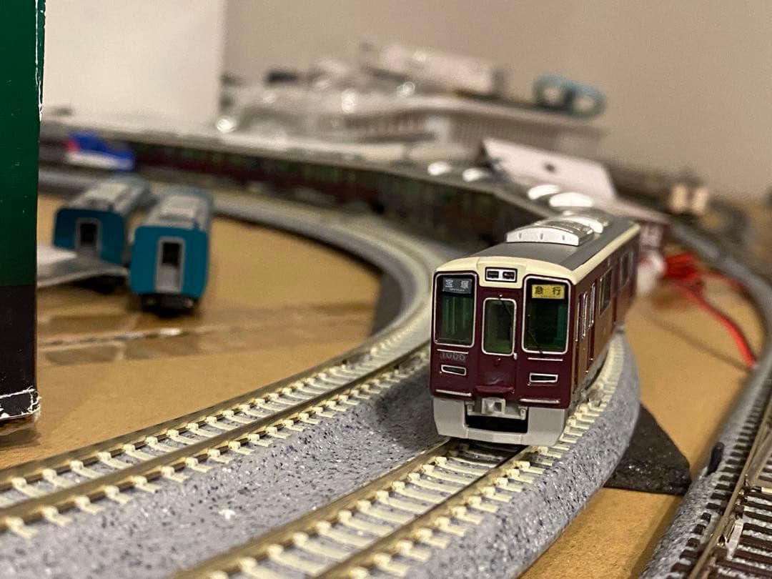 鉄コレ阪急1000系8両N化済み（M車有り）クリアコート施工